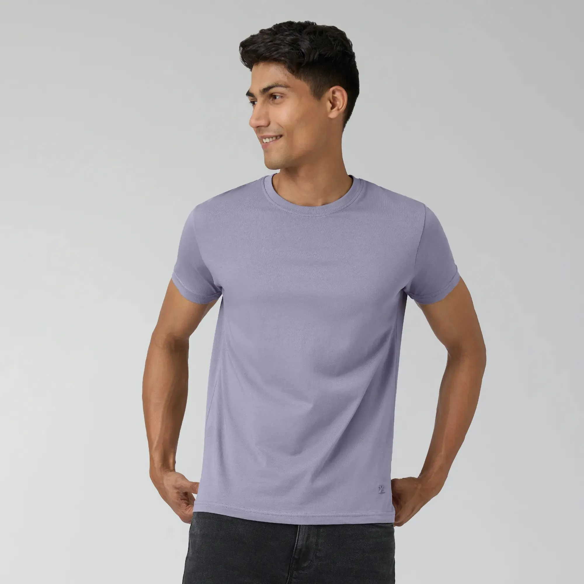 Pace Combed Cotton T-shirts Misty Lilac