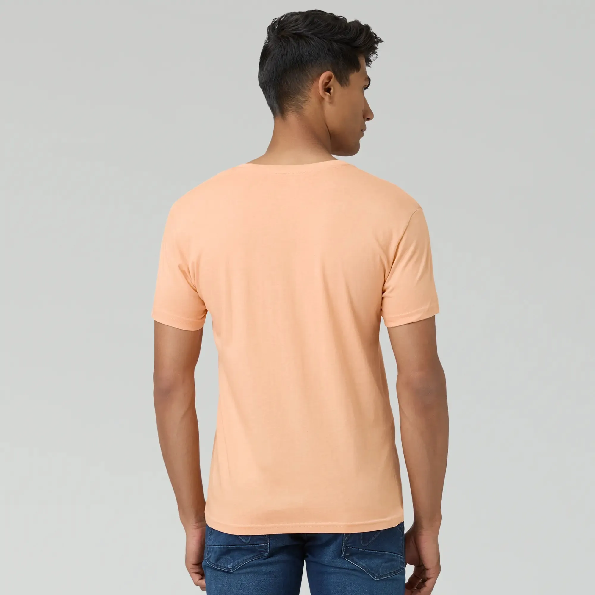 Pace Combed Cotton T-shirts Peach Blush