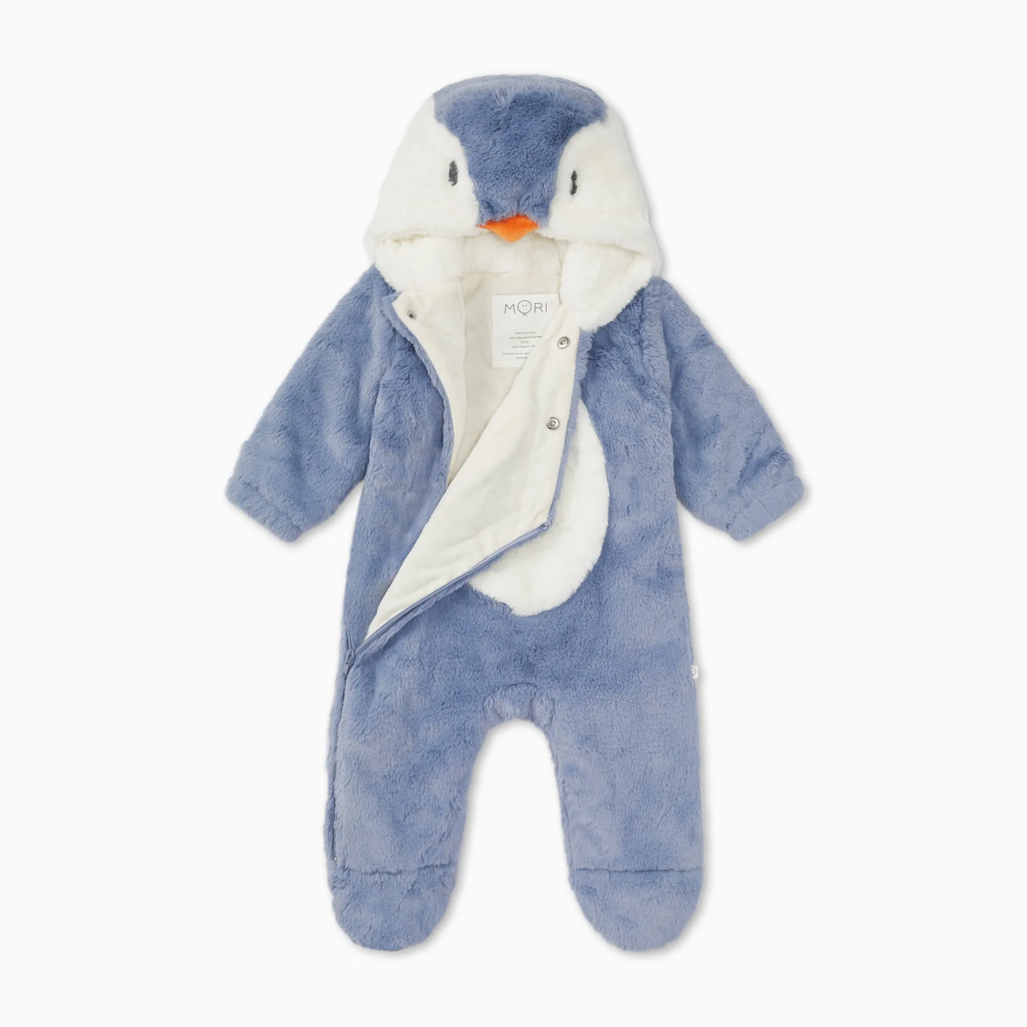 Penguin Faux Fur Pramsuit