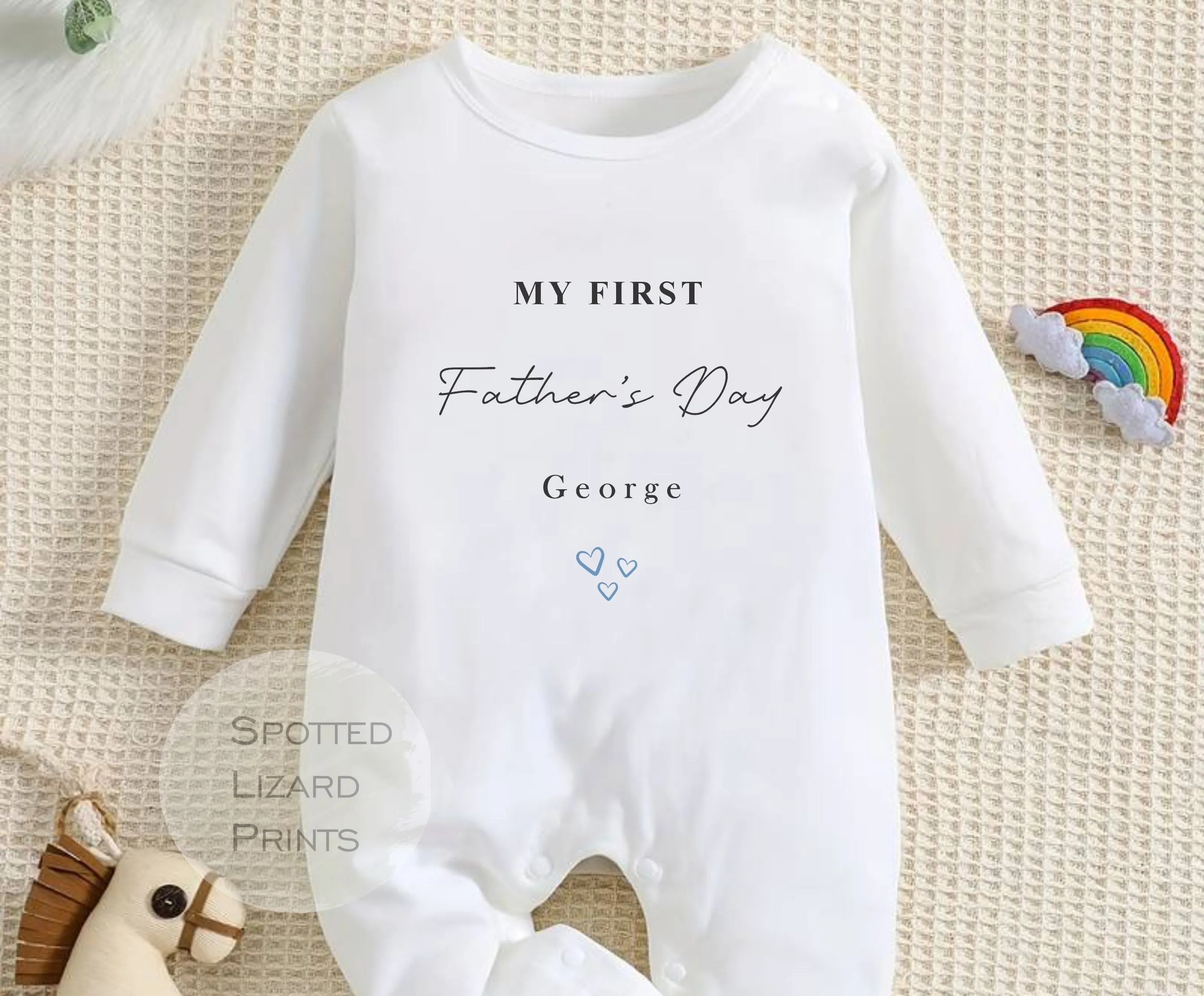 Personalised My 1st Father's Day Together Baby Outfit (First Father's Day 1st Father's Day Daddy Dad Father's Day l New Dad Gift)