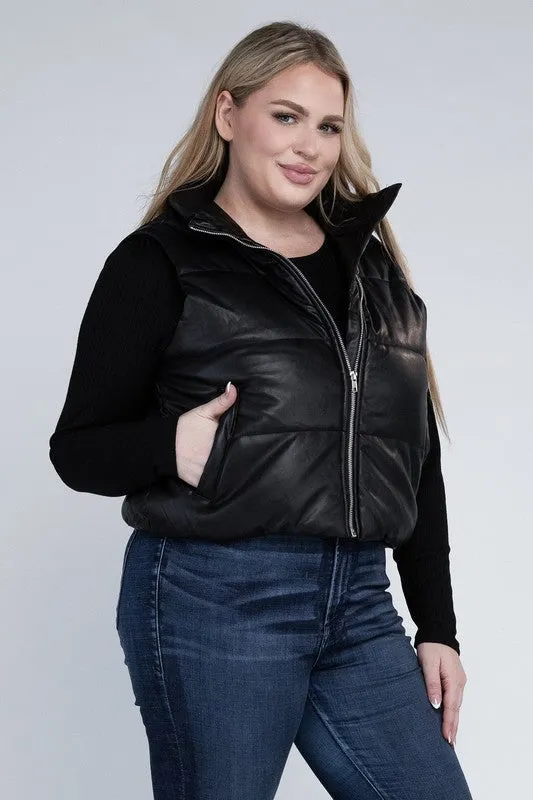 Plus Puff Vest | Plus Size