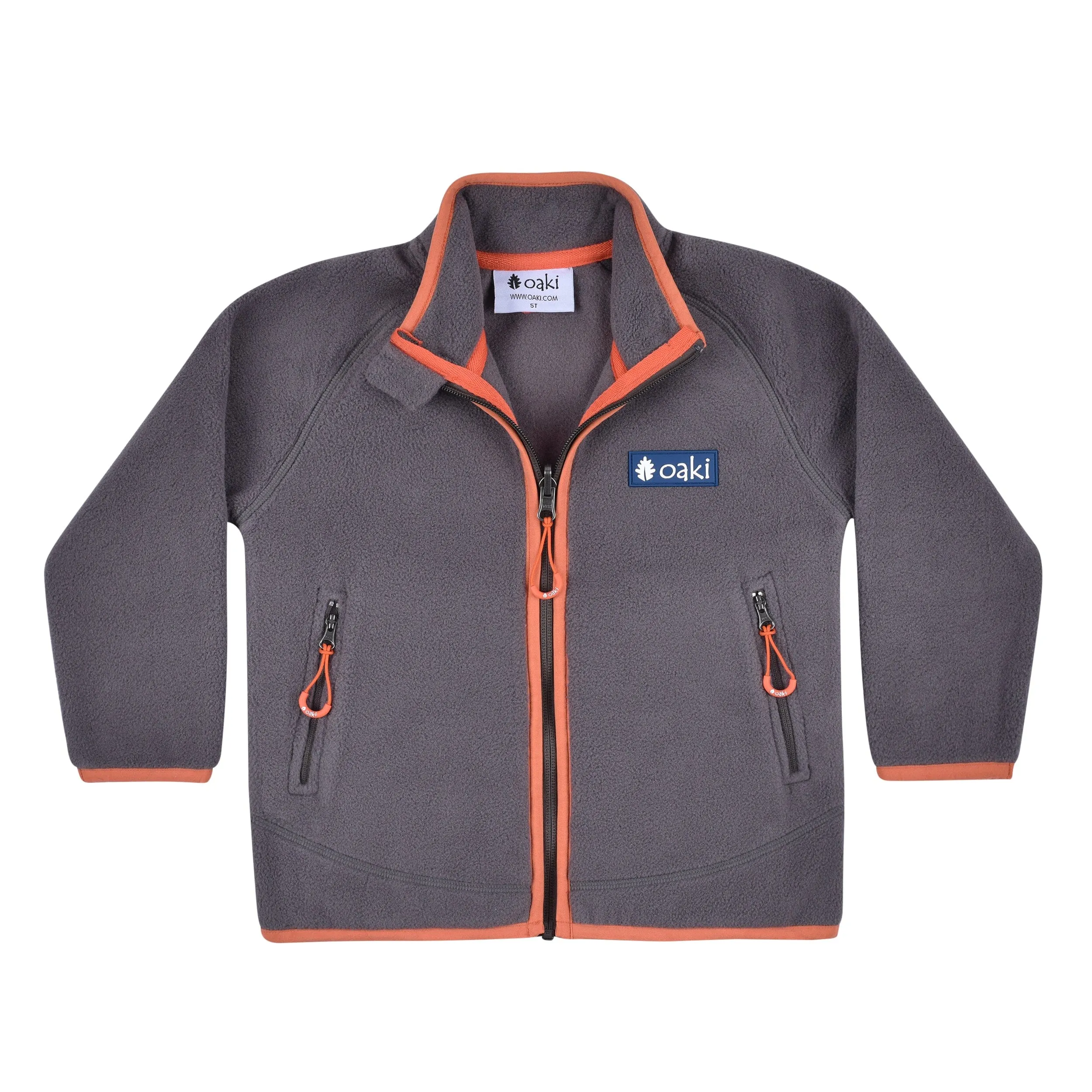 Polartec® 300 Series Fleece Jacket: Ash Gray