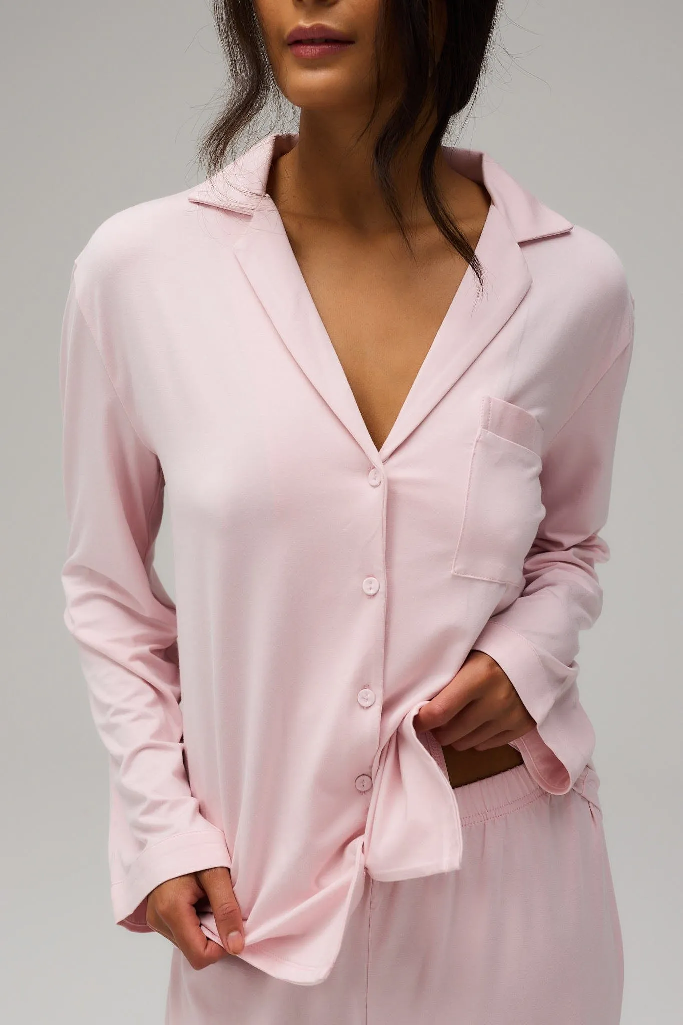 Pyjamas Blouse - Soft Pink