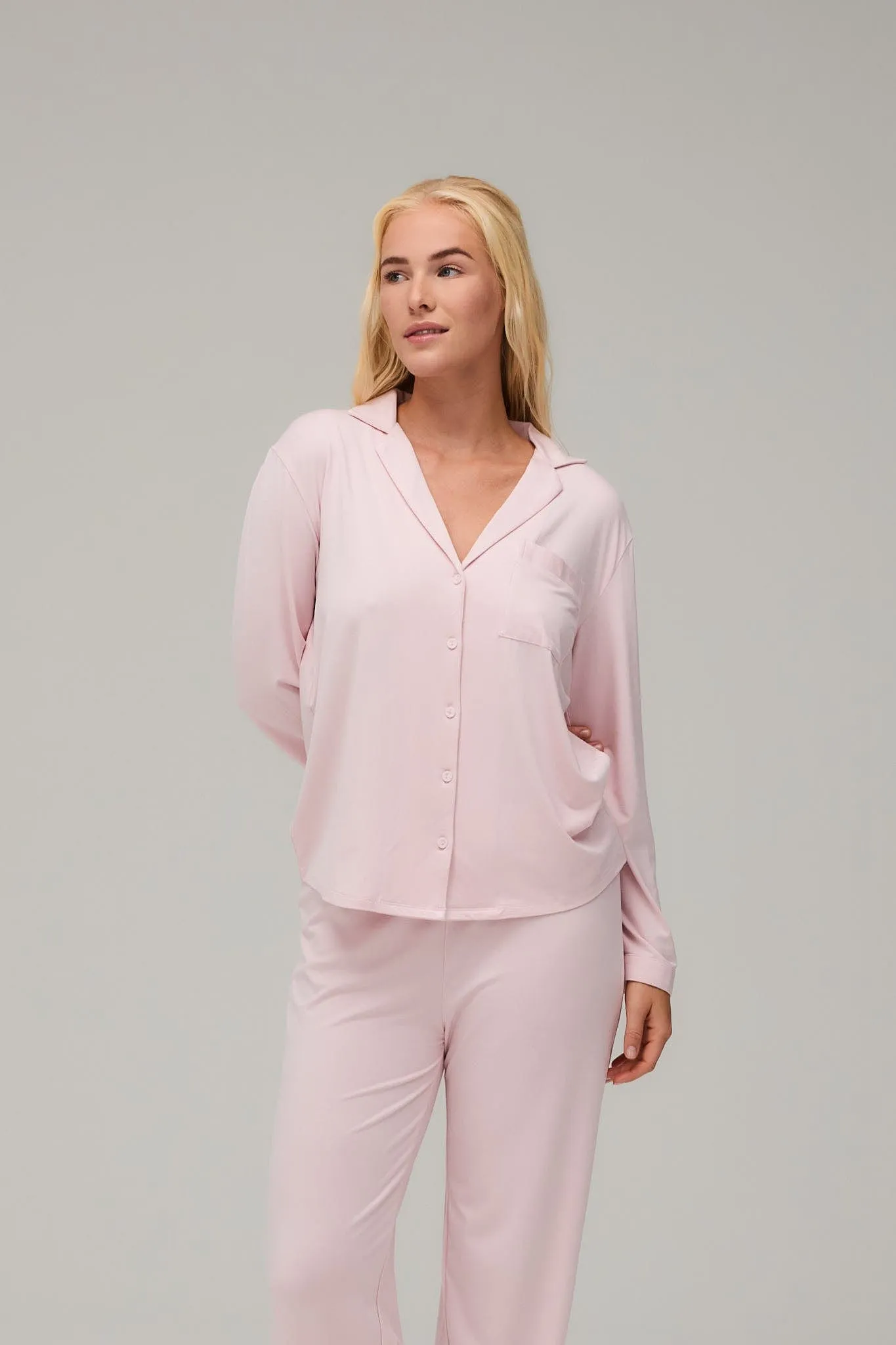 Pyjamas Blouse - Soft Pink