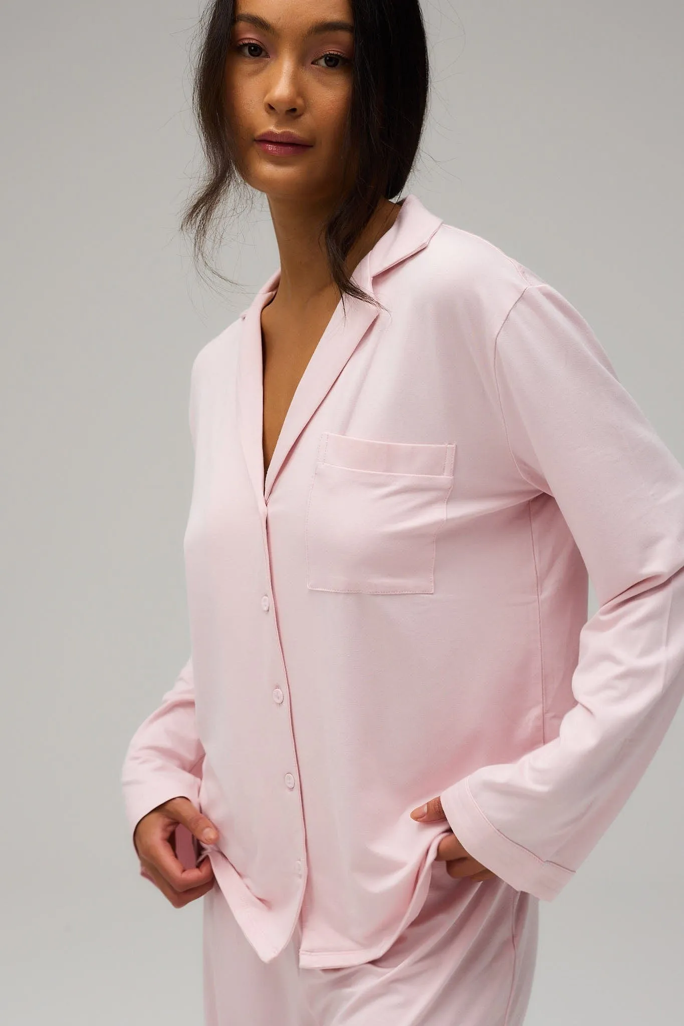 Pyjamas Blouse - Soft Pink