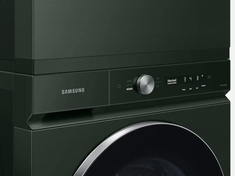 Samsung DVG53BB8900GA3 Bespoke 7.6 cu. ft. Ultra Capacity Gas Dryer with AI Optimal Dry and Super Speed Dry in Forest Green