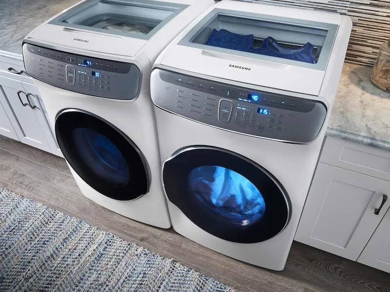 Samsung DVG60M9900W 7.5 cu. ft. Smart Gas Dryer with FlexDry™ in White