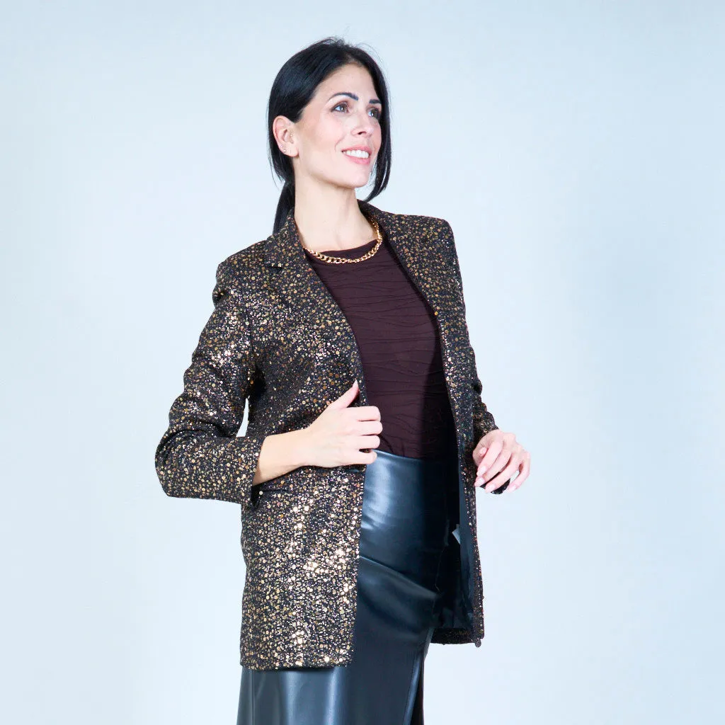 Sequin embellished blazer wholesale