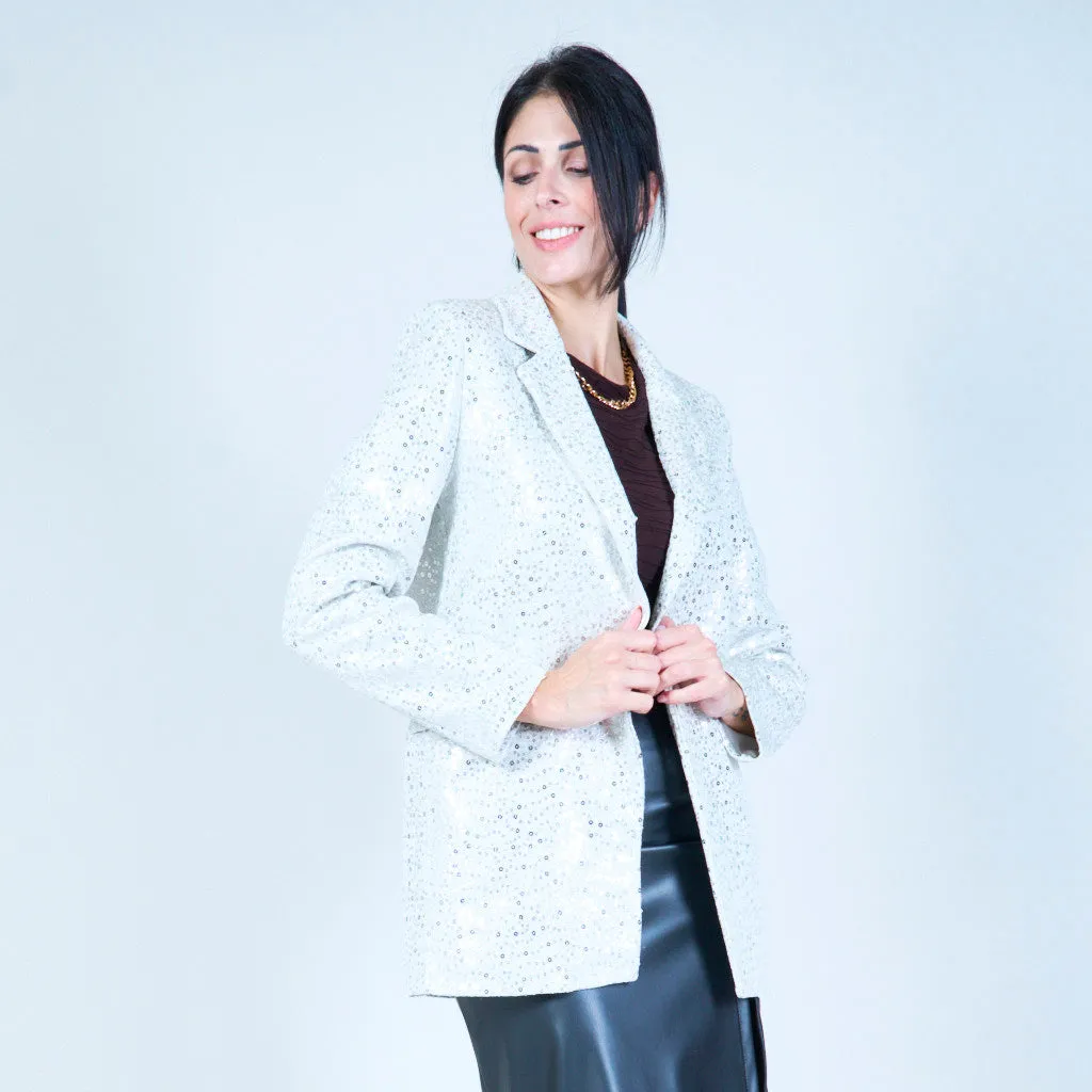 Sequin embellished blazer wholesale