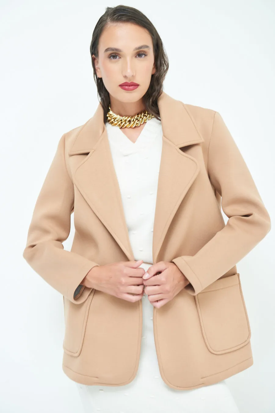 Single-button tailored blazer wholesale