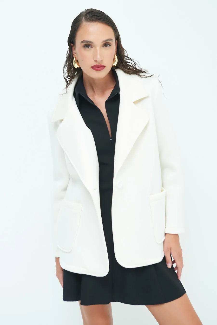 Single-button tailored blazer wholesale