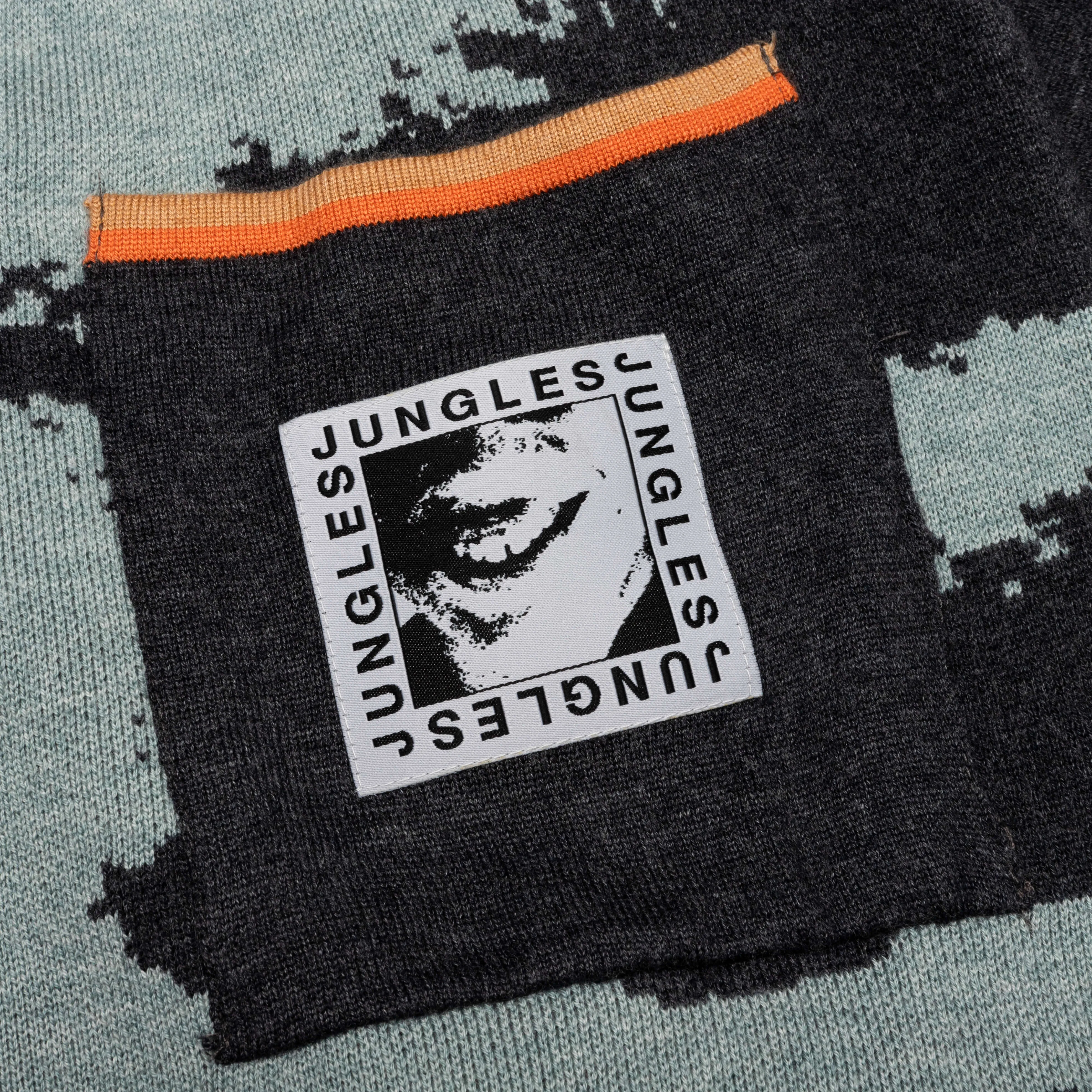 Smile Heavy Knit Shorts - Black/Blue