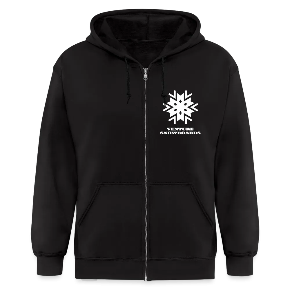 Snowflake  Zip Up Hoodie