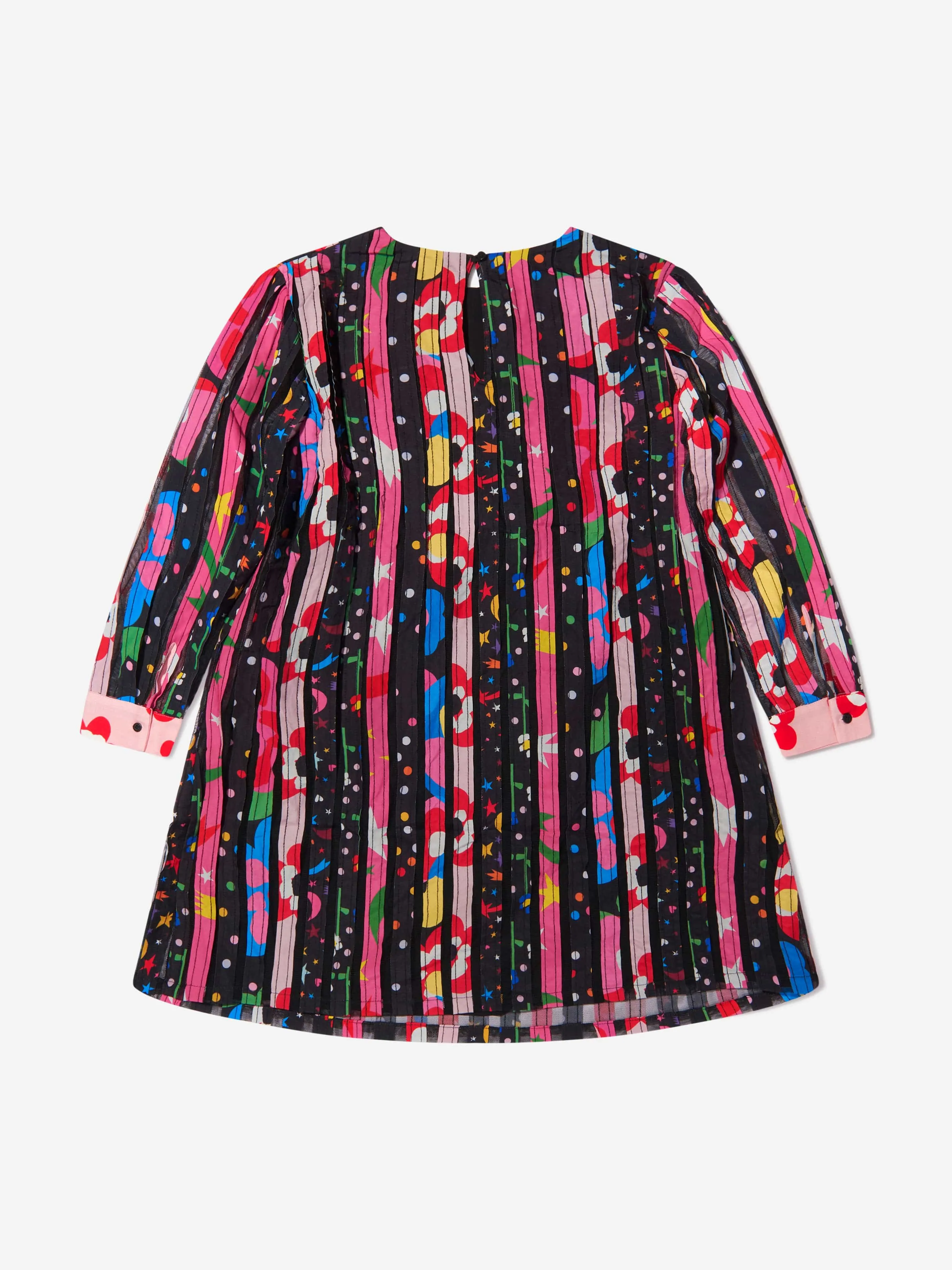 Stella McCartney Girls Printed Pleat Smock Dress