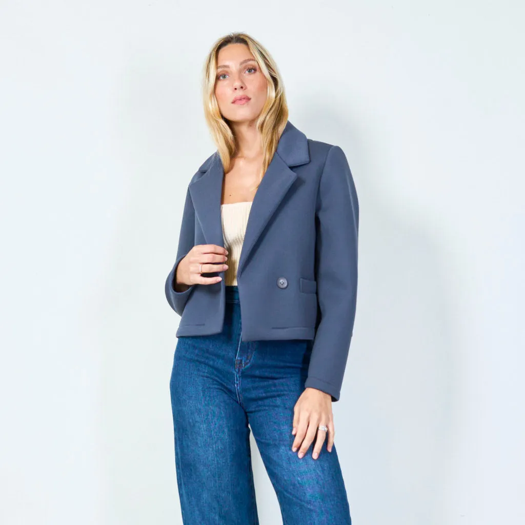 Stylish cropped blazer wholesale