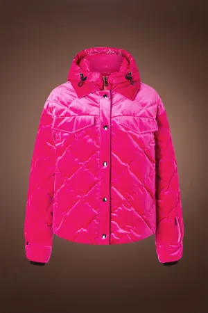 Vela Velvet Quilted Ski Jacket