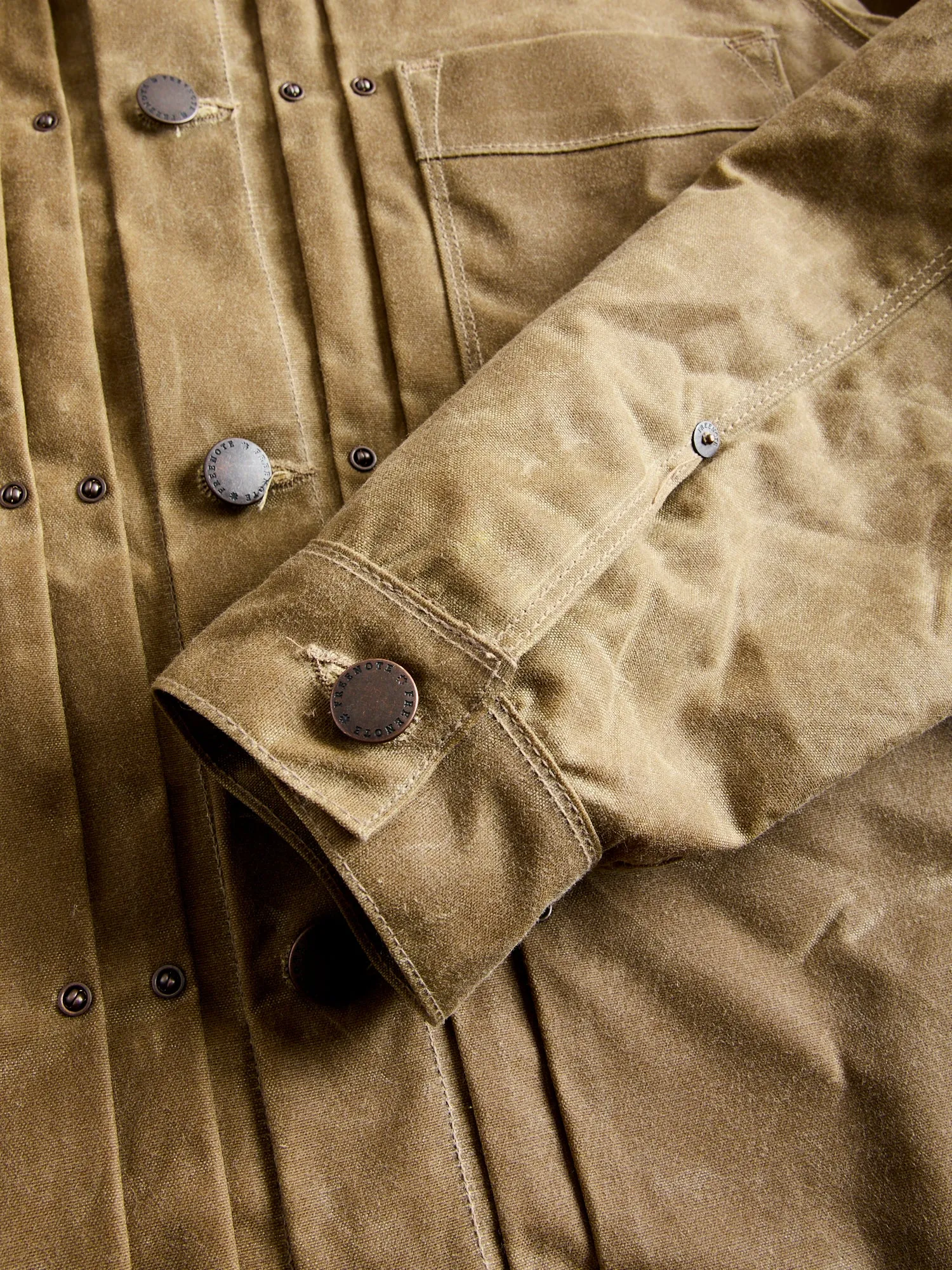 Waxed Canvas Riders Jacket in Tobacco Brown