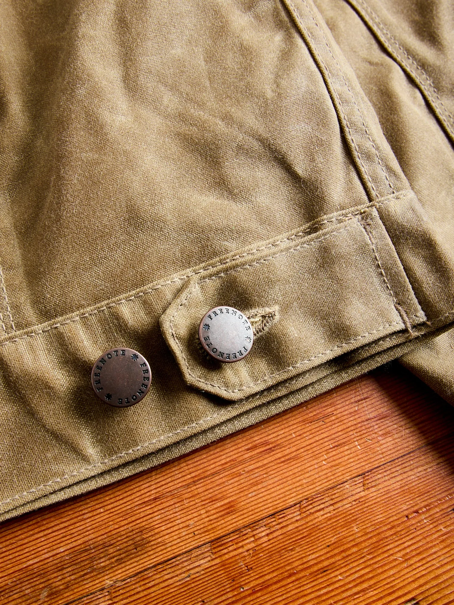 Waxed Canvas Riders Jacket in Tobacco Brown