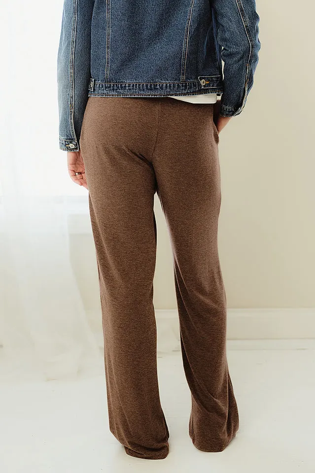 Wide Legged Soft Knit Pants