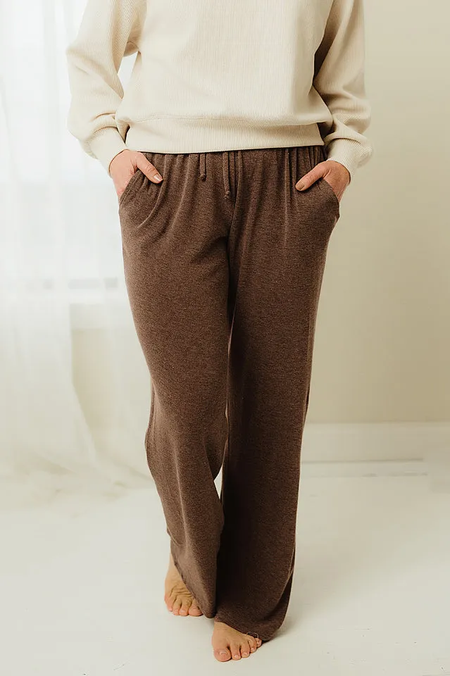 Wide Legged Soft Knit Pants