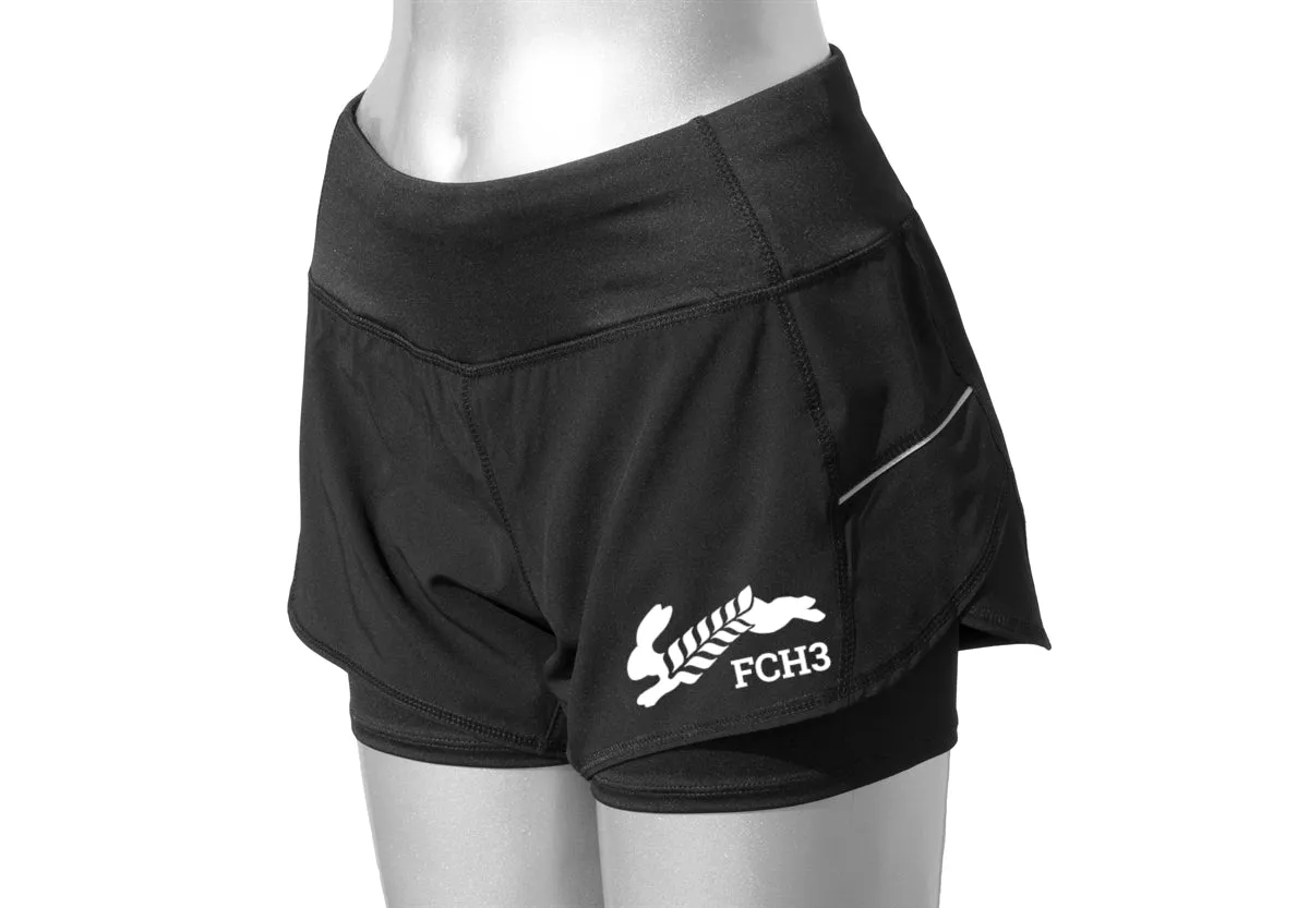 Women's Reflective Flour City H3 FCH3 Shorts - Design 1